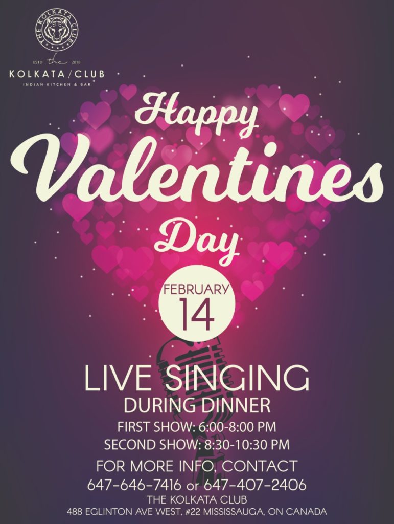 14th Feb Kolkata Club Canada Banner