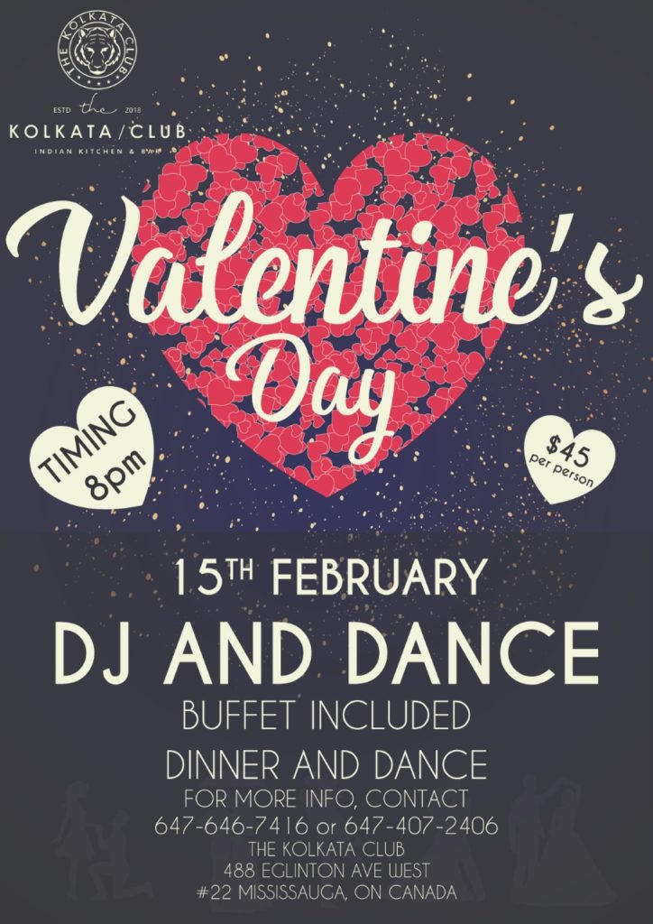 15th Feb Kolkata Club Canada Banner